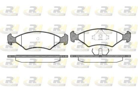 Гальмiвнi колодки, к-кт. ROADHOUSE 211920