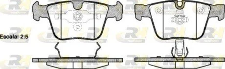 Гальмiвнi колодки, к-кт. ROADHOUSE 2121600