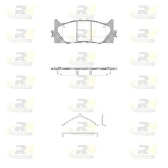 Гальмівні колодки дискові ROADHOUSE 2123300