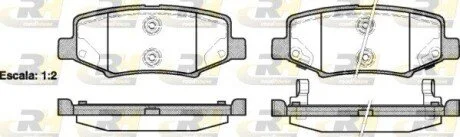 Гальмiвнi колодки, к-кт. ROADHOUSE 2126402
