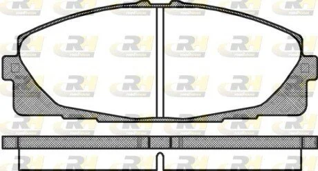 Гальмівні колодки дискові ROADHOUSE 2132500