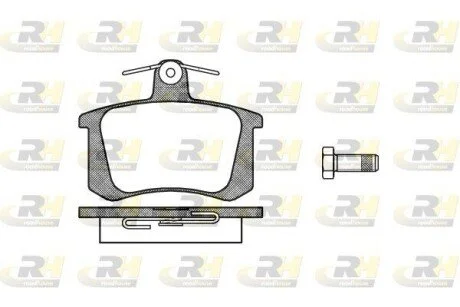 Гальмiвнi колодки, к-кт. ROADHOUSE 213520