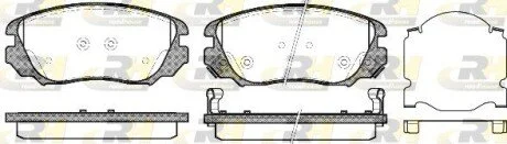 Гальмiвнi колодки, к-кт. ROADHOUSE 2138502