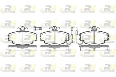Гальмiвнi колодки, к-кт. ROADHOUSE 214102