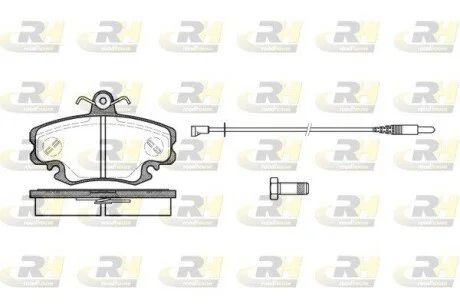 Гальмівні колодки дискові ROADHOUSE 214130