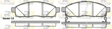 Гальмівні колодки дискові ROADHOUSE 2143402