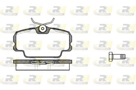 Гальмівні колодки дискові ROADHOUSE 214500
