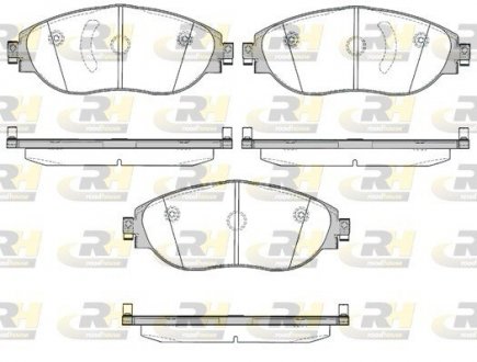 Гальмівні колодки дискові ROADHOUSE 21470.00 (фото 1)