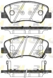 Гальмівні колодки дискові ROADHOUSE 2148802