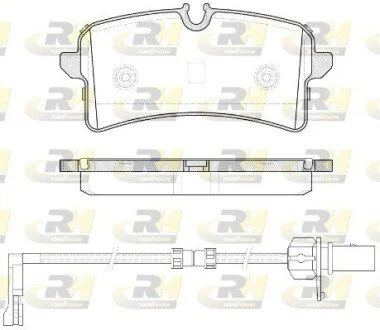 Гальмівні колодки дискові ROADHOUSE 21505.12