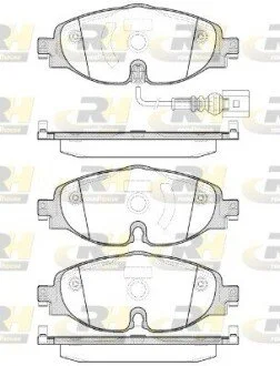 Гальмiвнi колодки, к-кт. ROADHOUSE 2151501