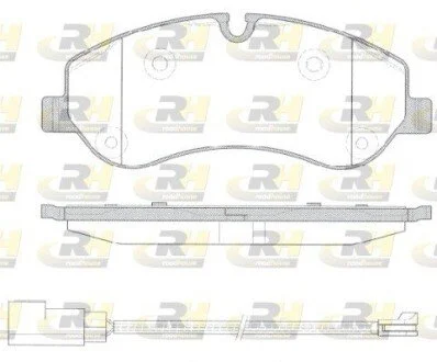 Гальмівні колодки дискові ROADHOUSE 2152002