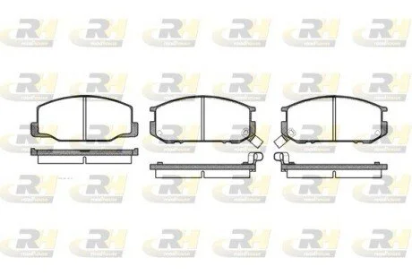 Гальмiвнi колодки, к-кт. ROADHOUSE 215202