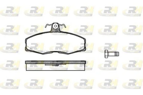 Гальмiвнi колодки, к-кт. ROADHOUSE 215400