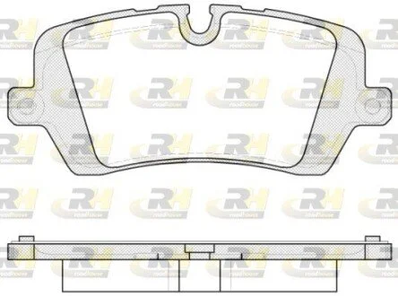 Гальмiвнi колодки, к-кт. ROADHOUSE 2154100