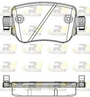 Гальмiвнi колодки, к-кт. ROADHOUSE 2154908