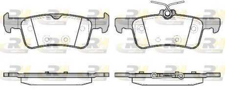 Гальмівні колодки дискові ROADHOUSE 21563.20