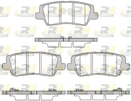 Фото 1 - гальмівні колодки дискові ROADHOUSE 21564.05 Гальмівні колодки дискові ROADHOUSE 21564.05 (фото 1)