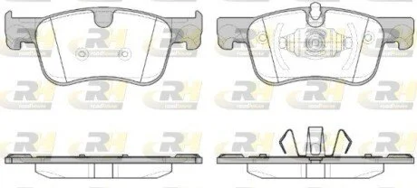 Гальмiвнi колодки, к-кт. ROADHOUSE 2158000