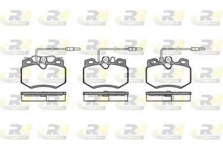 Гальмiвнi колодки, к-кт. ROADHOUSE 217024