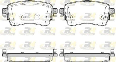 Тормозные колодки дисковые ROADHOUSE 21720.00