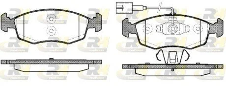Гальмівні колодки дискові ROADHOUSE 217252