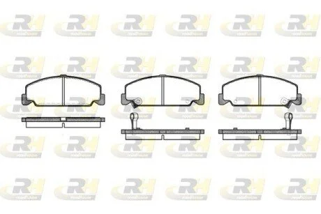 Гальмiвнi колодки, к-кт. ROADHOUSE 218212