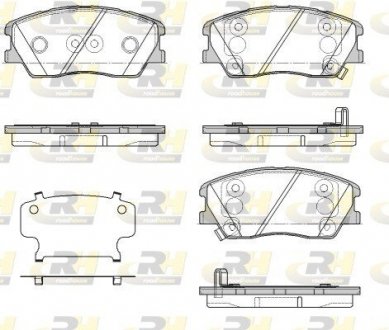 Гальмівні колодки дискові ROADHOUSE 21884.02 (фото 1)