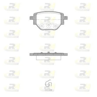 KLOCKI HAMULCOWE OPEL CORSA F 07/19-> / OPEL CORSA F HATCHBACK VAN 07/19-> / PEUGEOT 2008 II SZT ROADHOUSE 2190500