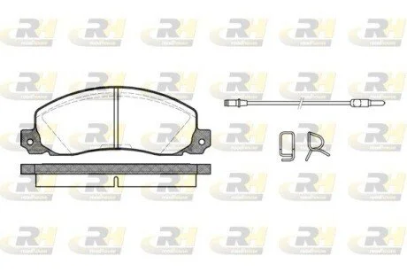 Гальмівні колодки дискові ROADHOUSE 220202