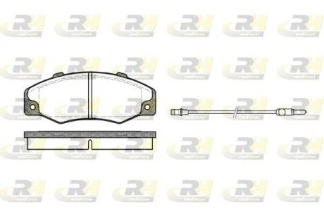 Гальмiвнi колодки, к-кт. ROADHOUSE 222002
