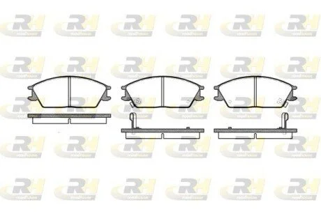 Гальмiвнi колодки, к-кт. ROADHOUSE 222402