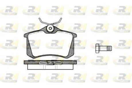 Гальмiвнi колодки, к-кт. ROADHOUSE 226310