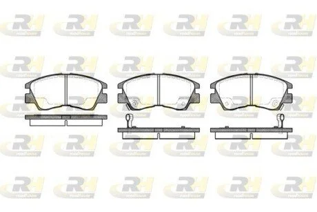 Гальмівні колодки дискові ROADHOUSE 227502