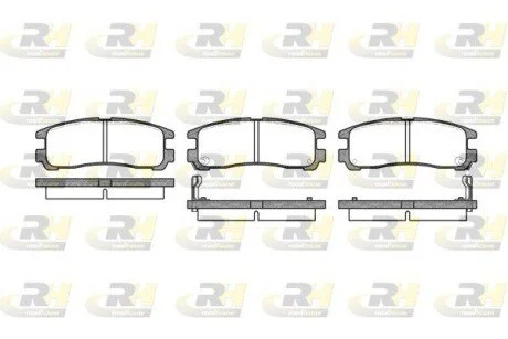 Гальмівні колодки дискові ROADHOUSE 229102