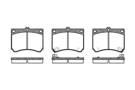 Гальмiвнi колодки, к-кт. ROADHOUSE 233302