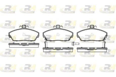 Гальмiвнi колодки, к-кт. ROADHOUSE 233702