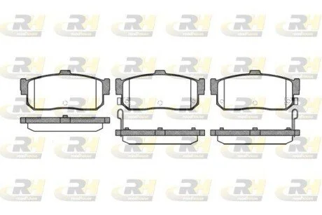 Гальмiвнi колодки, к-кт. ROADHOUSE 236622