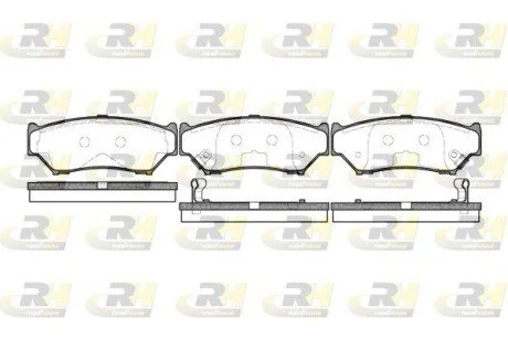 Гальмівні колодки дискові ROADHOUSE 238912