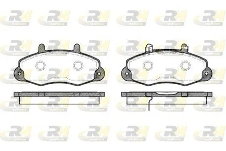 Гальмiвнi колодки, к-кт. ROADHOUSE 239102