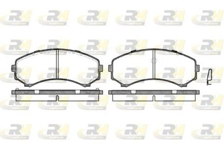 Гальмiвнi колодки, к-кт. ROADHOUSE 239600