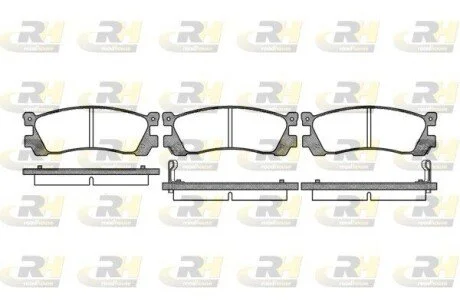 Гальмiвнi колодки, к-кт. ROADHOUSE 239912