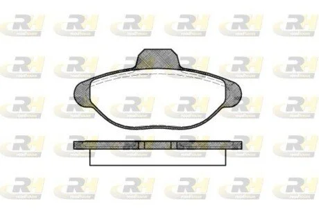 Гальмiвнi колодки, к-кт. ROADHOUSE 241400