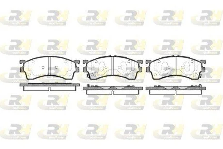 Гальмiвнi колодки, к-кт. ROADHOUSE 241512