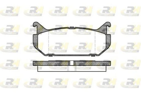 Гальмiвнi колодки, к-кт. ROADHOUSE 241600