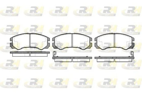 Гальмiвнi колодки, к-кт. ROADHOUSE 242502