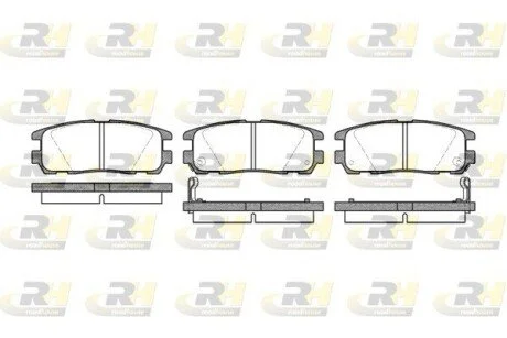 Гальмiвнi колодки, к-кт. ROADHOUSE 242602