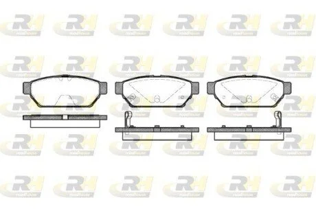 Гальмівні колодки дискові ROADHOUSE 244002