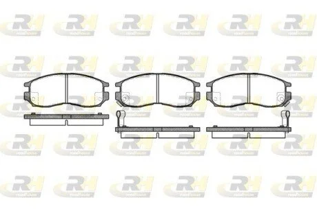 Гальмiвнi колодки, к-кт. ROADHOUSE 246002