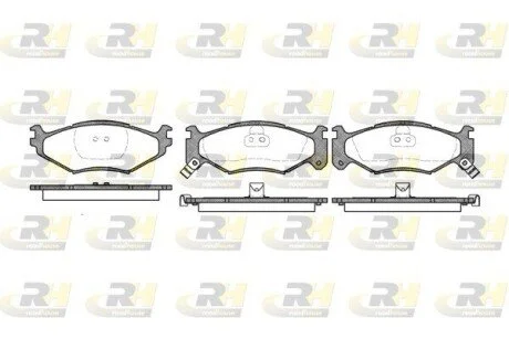 Гальмiвнi колодки, к-кт. ROADHOUSE 248302